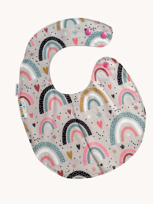Funky Fainbows Feeding Bib