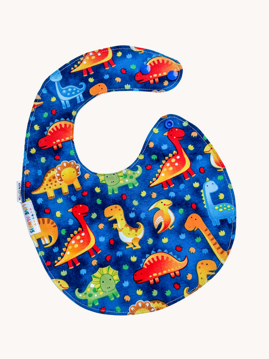 Bright Dinosaur Feeding Bib