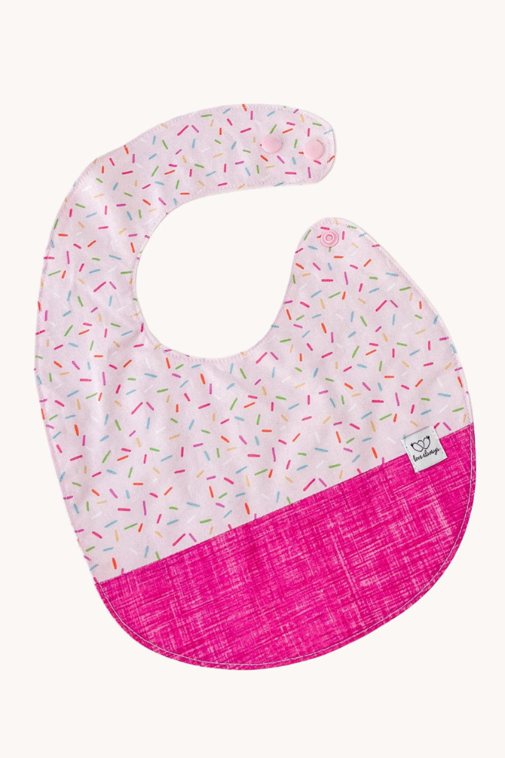 Pink Sprinkles Feeding Bib