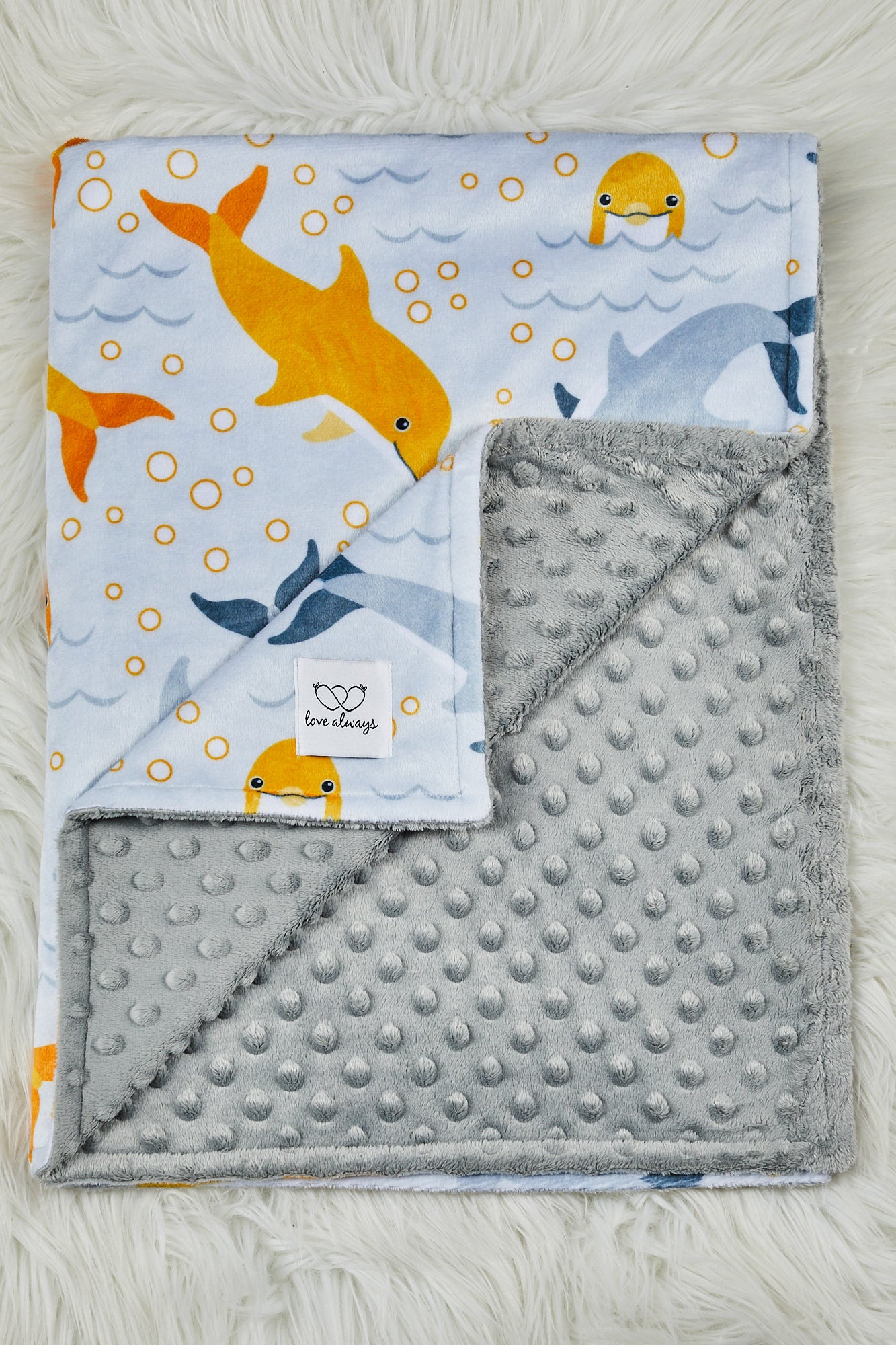 Dolphin Play Minky image 1