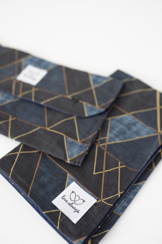 Navy Geometric