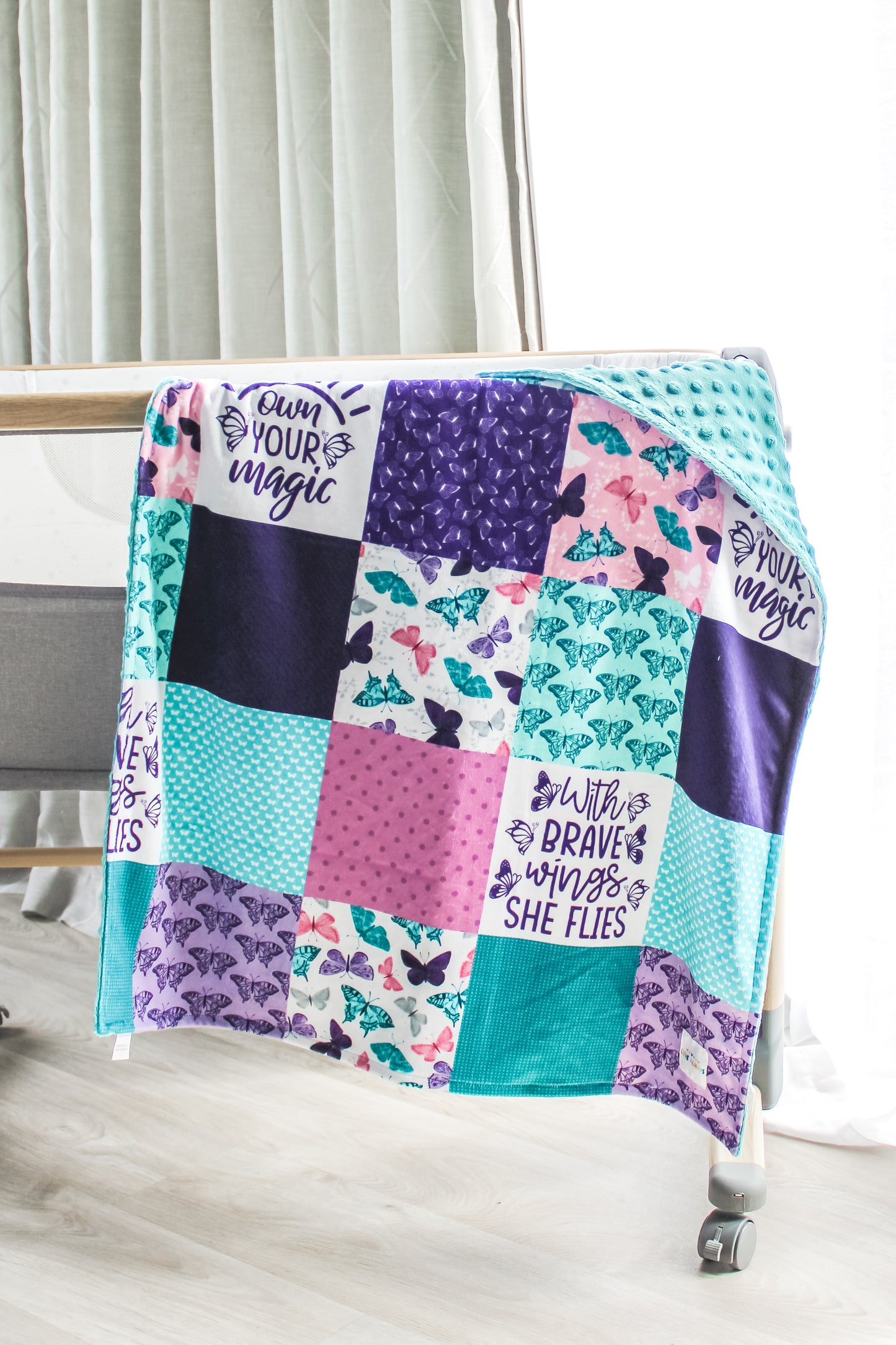 Brave Wings She Flies Premium Minky