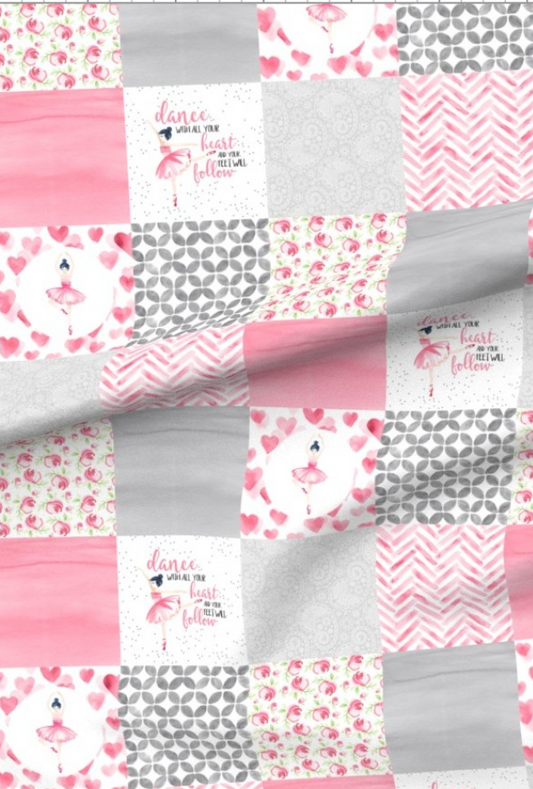 Dance with all your Heart Premium Minky