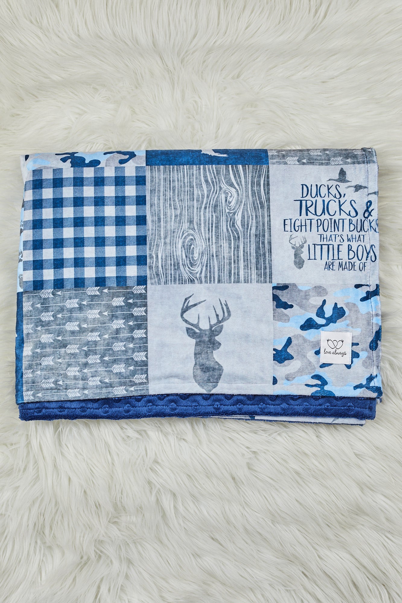 Ducks, Trucks & Bucks Minky image 0