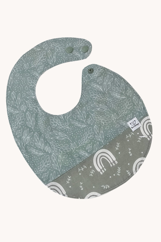 Olive Leaves Feeding Bib