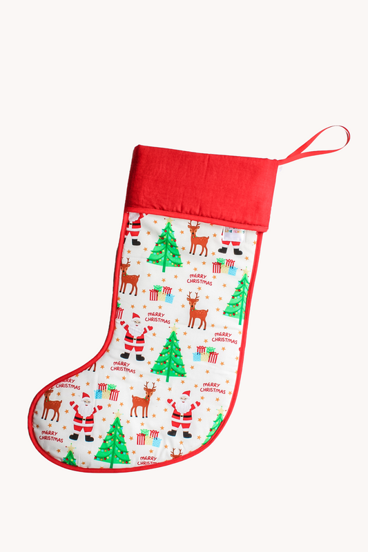Santas Here Santa Stocking
