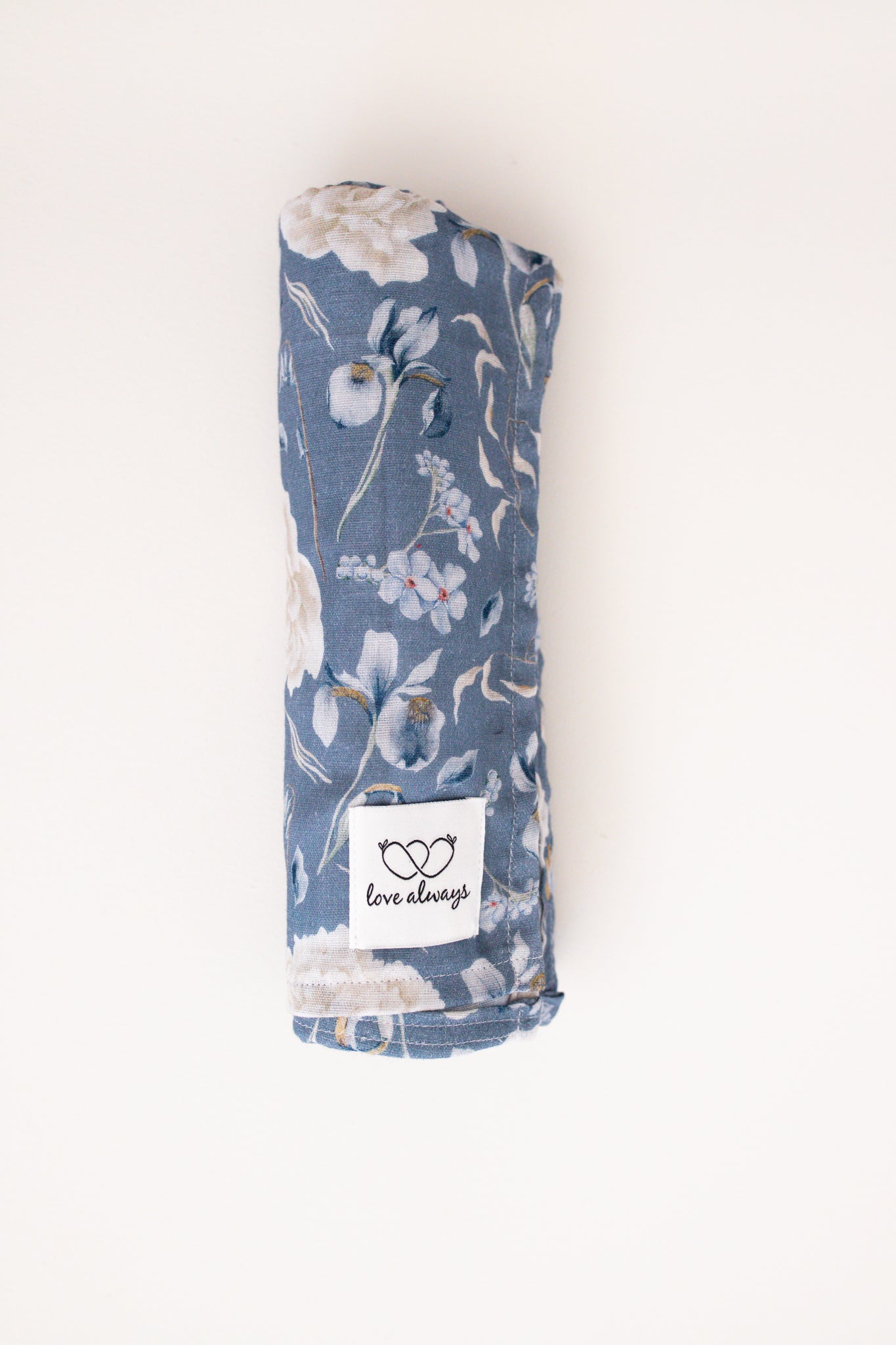 Blue Wildflower Premium Muslin Wrap image 1