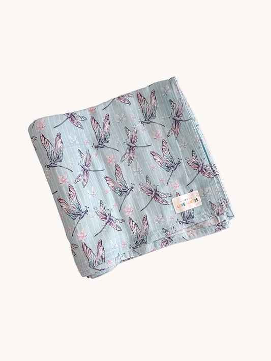 Dragonflies Premium Muslin Wrap