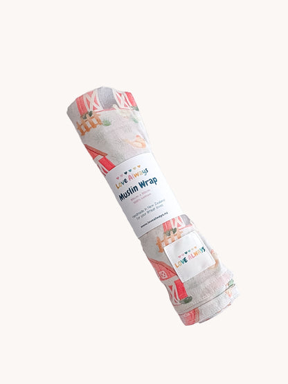 Barn Yard Premium Muslin Wrap