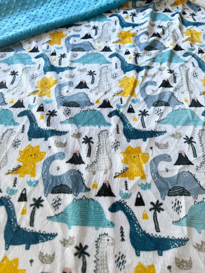 Dinosaur Toss Premium Minky