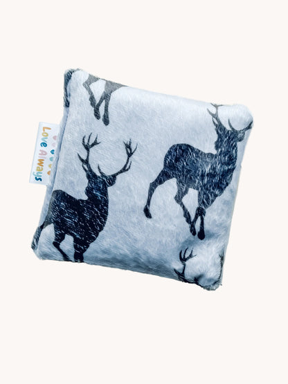 Stags with Purple Woodgrain Back Ouchie Bag