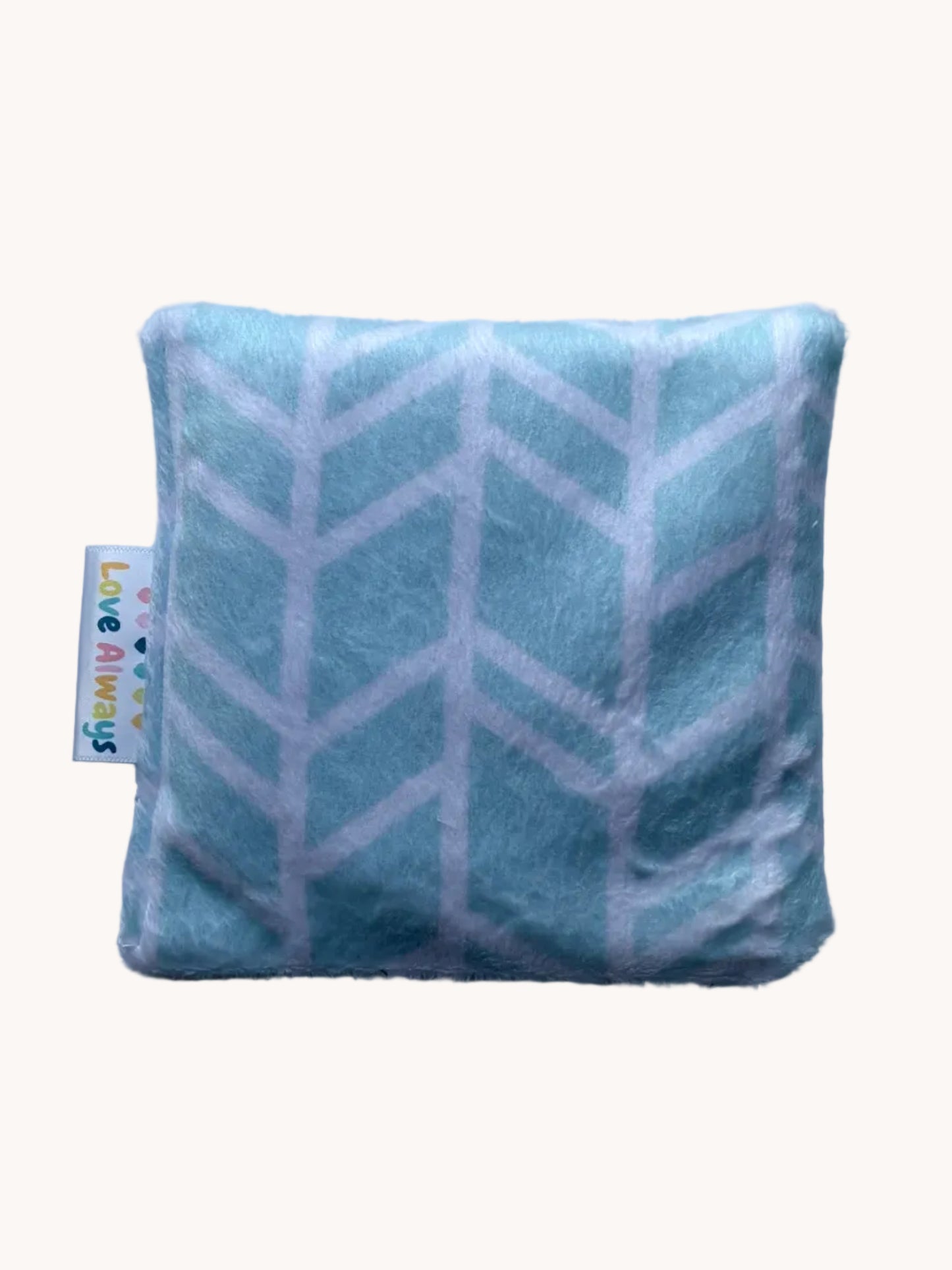 Aqua Geometric Ouchie Bag