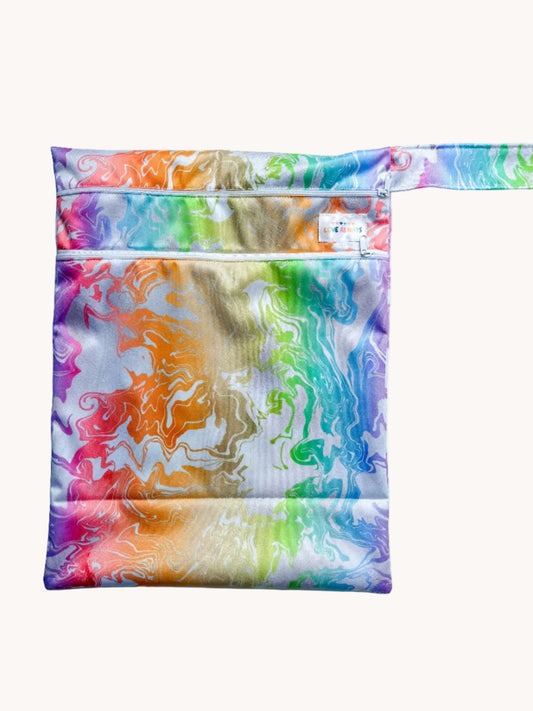 Rainbow Marble (Double pocket) Wetbag