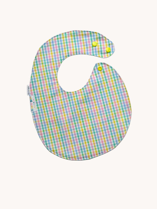Easter Check Feeding Bib