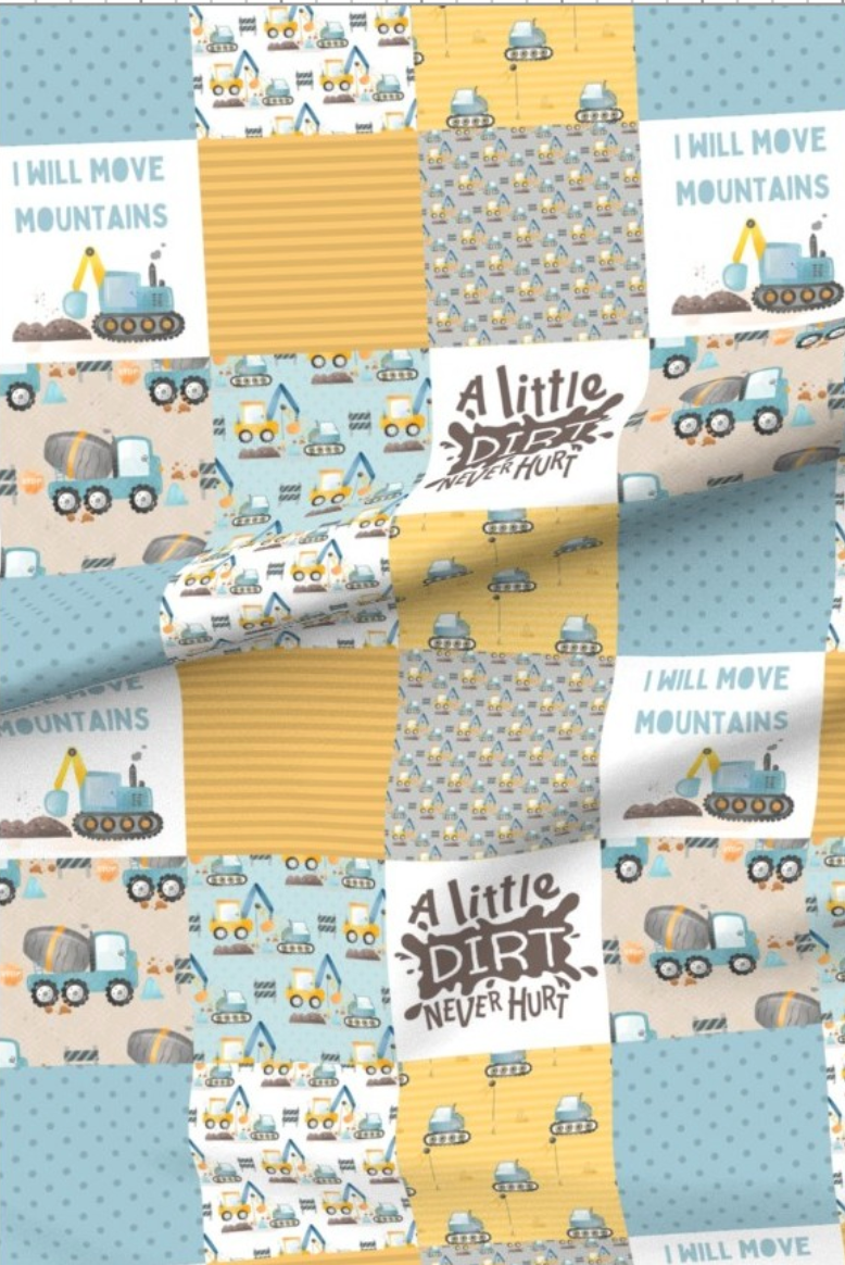 A Little Dirt Never Hurt Premium Minky - Made to Order