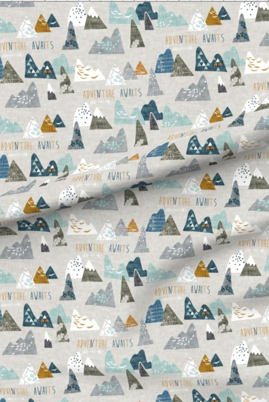 Adventure Awaits Premium Minky - Made to Order