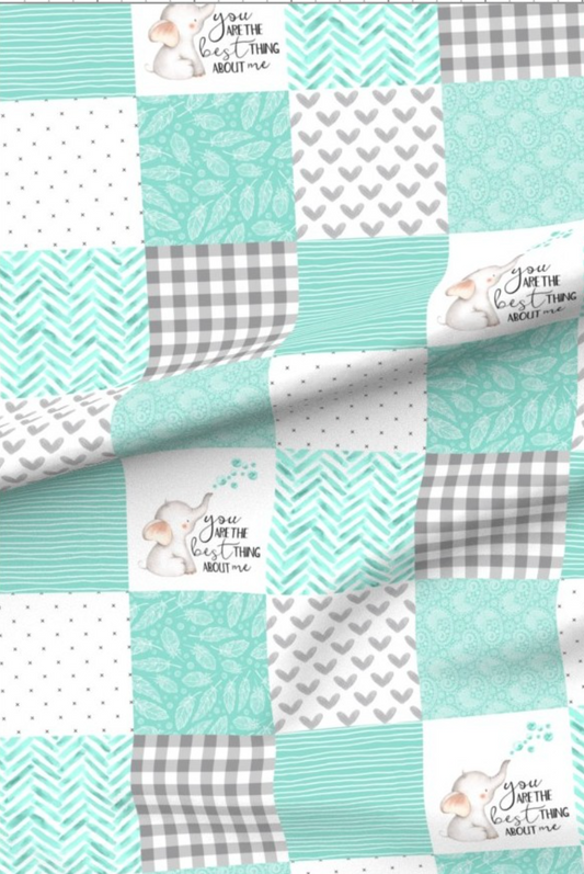 Best Thing About Me Premium Minky - Made to Order
