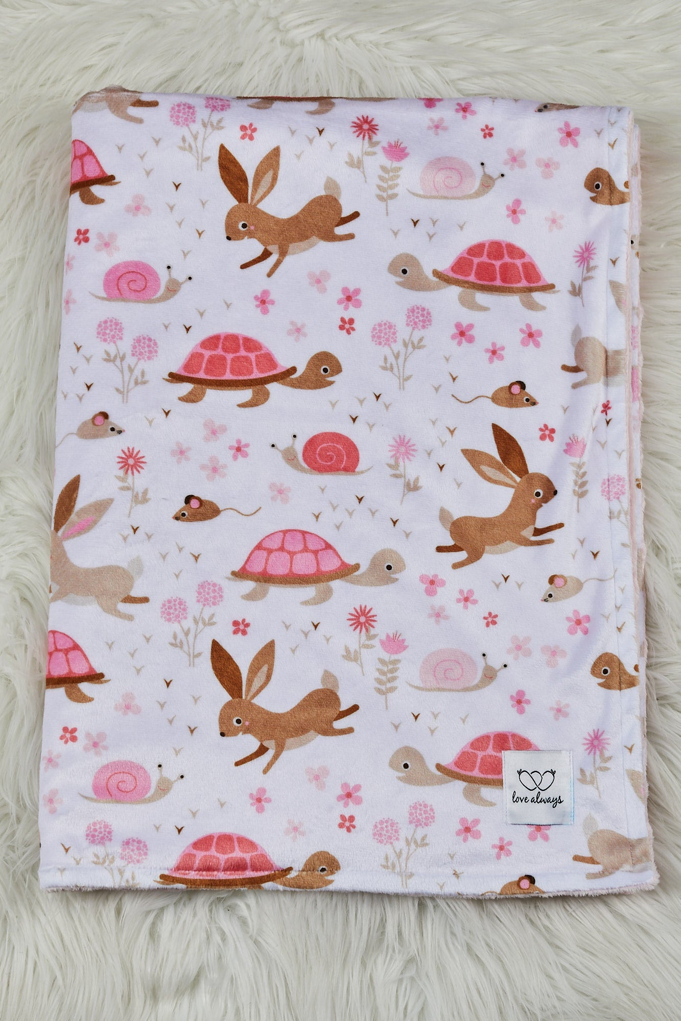 Tortoise & Hare Minky image 0