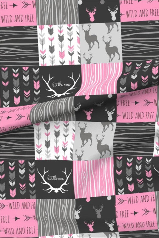 Little Hunter Hot Pink Premium Minky